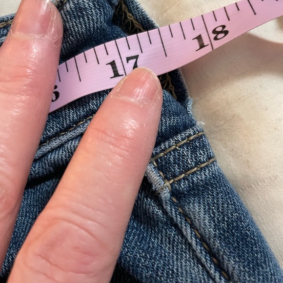 Anthropologie Pilcro And The Letterpress EM blue jean Boyfriend cotton denim 8 - Picture 12 of 16